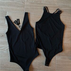 EXPRESS WOMENS BLACK BODYSUITS